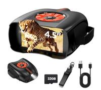 4K Digital Night Vision Binoculars Hunting: Night Vision Military with 4.5 Inch IPS Screen 10X Zoom - Gifts for Men Father Boyfriend Husband - Infrared Thermal Imaging Camera Binocular for Camping