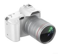 4K Digital Photography Cameras,D5 WiFi Digital SLR Camera,With Dual 64MP Lenses, 16X Anti-Shake Zoom,3.0-Inch Touch Screen For Angle Control (white)
