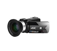 4K Digital Video Camera, Live Streaming Camcorder, Ultra HD Vlog Recorder with Night Vision and 128GB SD Card, Ideal for Photography and Webcam Use