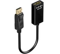 4K Display Port DP To HDMI Adapter Converter Cable, Computer to HDMI Monitor Converter with Cable Gold-Plated High Speed Transmission 1080p Streaming Video Audio Laptop, HDTV, Projector