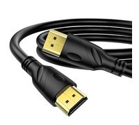 4K Displayport to HDMI Cable 5M,Uni-Direction,4k Gold plated connectors, compatible with Dell,NVIDIA,AMD,LenovoLaptop, PS5, PS4, Xbox One Ethernet Audio Return,