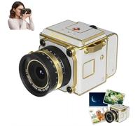 4K Dual-Lens Retro Digital Camera - 2026 Portable Mini Vlogging Camera,CCD Cameras with 16X Digital Zoom,Video Recording,OTG Share,LCD Display,for Beginners Content Creators