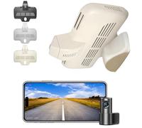 4K Front & 2K Rear 2 Channel HDR Dash Cam, Dual STARVIS 2 IMX678 IMX675 for Mercedes-Benz C-Class Gen4 W/S/C/A 205 2015-2021(Model D Beige), C200 C250 C300 etc, 5GHz WiFi, GPS, 128GB Card