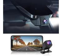 4K Front and 1080P Rear Dash Cam for Toyota Corolla 2020 2021 2022 L LE SE XLE XSE SE Sedan 4D Hybrid, Hatchback 2019-2022, Fitcamx Covert Car Recorder WiFi,HD Video G-Sensor, 128GB Card