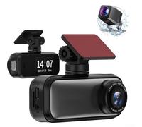 4K Front and 1080P Rear Dual Dash Cam for Cars, 170° Wide Angle Parking Camera with 2.4G WiFi, Gravity Sensing, 1.97" Display, Compatible with (4K + 1080P)