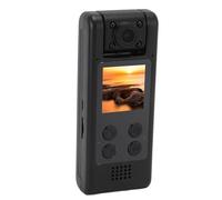 4K HD Body Camera, 180° Rotating Lens Body Worn Cam with Back Clip, Night Vision, Police Portable Video Recorder Wearable Bodycam Camcorder for Meeting Teaching Sports