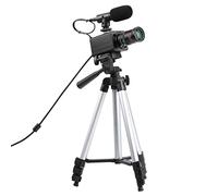 4K HD Camera Computer Camera USB Webcam 10X Optical Zoom Manual Focus Auto Exposure Compensation Comaptible with Window XP/7/10 Linux Android Plug & Play with Microphone Tripod for Video Conference