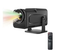 4K HD Mini Projector, Smart WiFi 2.4G/5G Android 11.0 Projector for Walls Ceilings, Auto Keystone Correction, 180 Angle Adjustable Home Projector, UK Plug (Black)
