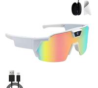 4k HD Pov Sports Glasses with Camera, Baseball & Outdoor Activity Recording Glasses, 120° Ultra Wide Angle HD For Extreme Sports Gear (Glowing-B)