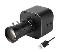 4K HD USB Camera 10X Optical Zoom 5-50mm Variable Lens 8MP Mini Web Camera with Microphones 1920x1080@60fps Manual Focus with 2 Image Formats MJPEG and YUY2 Compatible with Window XP/Vista/7/8/10