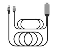 4K HD Video Cable For Apple IPhone 14 13 12 11 Pro Max IPad Mini Lightning To HDMI Digital AV Adapter 1080P TV Projector Monitor(C1)