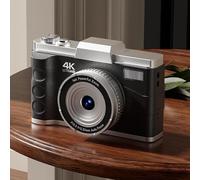 4K HD Video With 64MP Sensor 16x Digital Zoom Autofocus 3.0 Inch LCD Screen Manual Operation USB 2.0 Data Interface(Black)