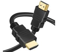 4K HDMI Cable 3M, High-Speed 18Gbps Ultra HD 2.0 Cable, Braided HDMI to HDMI Lead, Supports 3D Formats Compatible with laptop Projector, PS5, PS4, HDTV, Xbox, smart TV, and all HDMI devices (5m)