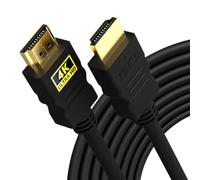 4K HDMI Cable 3M, High-Speed 18Gbps Ultra HD 2.0 Cable, Braided HDMI to HDMI Lead, Supports 3D Formats Compatible with laptop Projector, PS5, PS4, HDTV, Xbox, smart TV, and all HDMI devices (1m)
