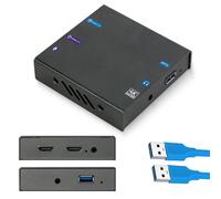 4K HDMI Capture Card for Streaming PS5, Xbox, Switch, PC - USB 3.1Game Capture Device for OBS, Twitch, YouTube, Low Latency, RGB24 True Color,HDR Loop Out- MSP331