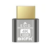 4K hdmi Dummy Plug - Display to hdmi Adapter, Luna Display Virtual Window for Home-edid Emulator-Dummy, displayport Headless dummie dongle1080P 120Hz (4K-HDR(default1920X1080@60HZ-1P-2)