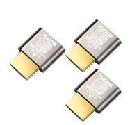 4K hdmi Dummy Plug - Display to hdmi Adapter, Luna Display Virtual Window for Home-edid Emulator-Dummy, displayport Headless dummie dongle1080P 120Hz (NEW-4K-HDR(default1920X1080@60HZ-3P)
