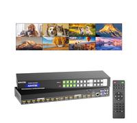 4K HDMI Matrix Switcher 8x8 with Web GUI & 3.5mm Audio Output, Support LAN/RS232/IR Remote/APP Control