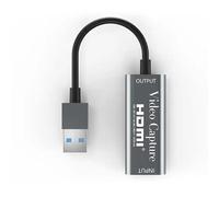 4K HDMI to USB 3.0 Video Capture Card - Full HD 1080P 4K Video Recorder for Game Streaming, Live Broadcasting, and Online Teaching - HDMI Capture Device for Video/Streaming/Gaming.