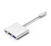 4K HDMI USB 3.0 Type-C Multiport Adapter, Fast Charging USB-C Hub with High-Speed Data Transfer, HDMI Output for HD Display, Compatible with Laptops, Tablets & Smartphones