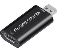 4K HDMI Video Capture Card, Game Capture Card, Cam Link Card, Video Capture Device HDMI to USB 2.0 for Gaming, Streaming, Compatible with Nintendo Switch, PS3/4, Xbox One