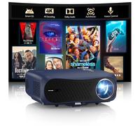 4K HDR Gaming Projector, Low Latency, 2200 ANSI Brightness, Console Ready