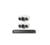 4K Hikvision CCTV System DVR 5MP 8CH Dome Camera 20M IR 2.8mm fixed lens IP67 - DS-2CE72HFT-F28 (6 Cameras, 1TB)