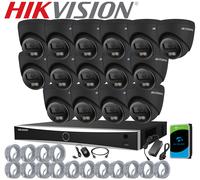4K HIKVISION CCTV SYSTEM IP POE 8MP 2-WAY AUDIO CAMERA NIGHT VISION SECURITY KIT