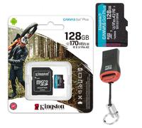 4K Kingston Canvas Go Plus 128 GB Micro SD Memory Card Drone Action Camera