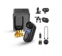 4K Mini Body Camera Action Cam with Audio & Video Recording -128G Thumb Size Hands Free Body Worn Cameras - Wearable Portable Camcorder for Work Travel Pet Walk Vlog(Black)