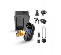 4K Mini Body Camera Action Cam with Six-axis Image Stabilization Audio & Video Recording - 128G Thumb-Sized Pov Worn Cameras - Wearable Portable Magnetic Camcorder for Work, Travel, Walking, Cycling