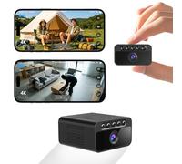 4K Mini Camera, 3 Modes (WiFi/AP/Offline), Bextgoo No Wifi Security Camera, Spy Camera with Night Vision, Motion Detection, Long Battery Life, Wireless Small Cameras for Home/Pet/Indoor Outdoor, Black