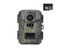 4K MiNi800 Mini Wildlife Hunting Camera 50MP Keep Way Trail Waterproof HD Night Vision Infrared Photo Trap With 256GB Car(With 32GB card)