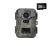 4K MiNi800 Mini Wildlife Hunting Camera 50MP Keep Way Trail Waterproof HD Night Vision Infrared Photo Trap With 256GB Car(With 256GB card)