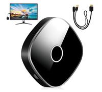 4K Miracast Wireless Adapter, No App Installation Required, Plug and Play, Connect by Scanning a QR Code, Compatible with Android/IOS/Windows/MacOS/HarmonyOS(2.4/5G)