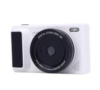 4K Mirrorless Camera 64MP Digital Camera with 16X Zoom 2.8 Inch Flip Screen AI Image Stabilization for Photography Travel (White)