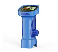 4K Portable Digital Microscope for 1000x with 8 LEDs 4K Portable(395 blue) | for 1000x magnification, 8 adjustable LEDs, 2.4-inch IPS screen, portable ABS body, educational tool
