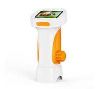 4K Portable Digital Microscope for 1000x with 8 LEDs 4K Portable(395 white orange)