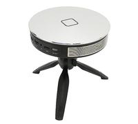 4K Projector, AC 100V-240V Auto-Correction Wireless Projection 2G DDR3 Projector with Stereo Speakers for Office (UK Plug)