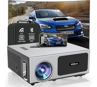 4K Projector with WiFi and Bluetooth, 900 ANSI Native1080P Projector, Movie Projector Compatible with 500" Screen, 4P/4D Keystone Correct, 50% Zoom, PPT, Dolby, Outdoor 4K Projector Compatible with iOS/Android/Win/Win/TV/PS. 5 US