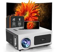 4K Projector with WiFi and Bluetooth, 900 ANSI Native1080P Projector, Movie Projector Compatible with 500" Screen, 4P/4D Keystone Correct, 50% Zoom, PPT, Dolby, Outdoor 4K Projector Compatible with iOS/Android/Win/Win/TV/PS. 5 US