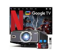 4k projector with wifi and bluetooth,DESS Movie projector with Auto Focus&Keystone,Hidden Adjustable E-Braket Outdoor Proyector With Official Built-in Apps,C5 Pro ATV3