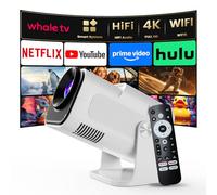 4K Smart Projector 1080p FHD Native Built-in Genuine TV OS Mini Projector