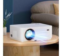4K Supported Projector with WiFi 6 & Android TV | 1080P Native Electric Focus, Auto Keystone, Portable Outdoor for Home Cinema