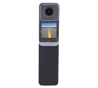 4K Thumb Camera, 30fps 20MP Pocket Helmet Camera with 1.3in Dual Touch Screen, 6 Axis Stabilization, 360 Deg Panoramic, Vlogging Camera for Cycling, Motorcycle