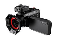 4K UHD Digital WiFi Camera Recorder, Lightweight Cam-corder Video Camera With 50X Zoom & 53MP Compatible For MICROSD Storage Media(Black)