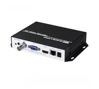 4K UHD IP Video Decoder - Stream YouTube & RTMP/HLS/RTSP/SRT/ONVIF | HDMI, VGA, CVBS Output