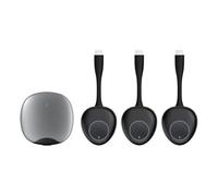 4K UHD Wireless Transmitter Receiver for Screen Mirroring Laptop/PC/Phone to TV/Projector/Monitor. 30m Range, No Wi-Fi, Plug & Play. Compatible with HDMI, Teams, Zoom, Webex (w/3 Pods)