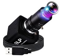 4K Ultra HD USB Web Camera Varifocal FHD 5-50mm Lens USB Mini Web Camera 3840X2160@30fps USB with Camera IMX317 Sensor,USB UVC Zoom Conference Webcam Free Driver for Mac/Window/Linux/Raspberry Pi