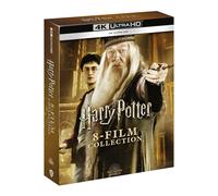 4K UltraHD + Blu-ray HARRY POTTER 1-8 COMPLETE COLLECTION 8 DUMBLEDORE ART MO...